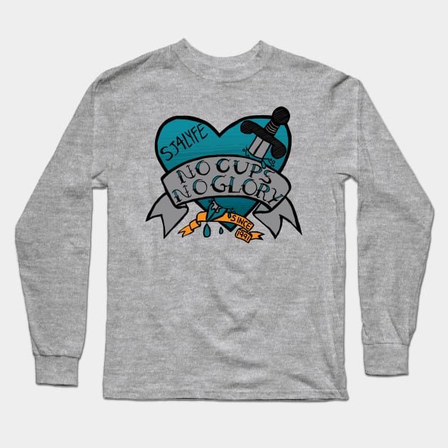 Twist The Knife Long Sleeve T-Shirt by HockeyBabbler